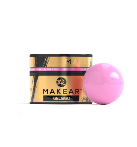 Makear Żel Budujący Samopoziomujący GG06 Bubble Gum - Gel&Go 50ml