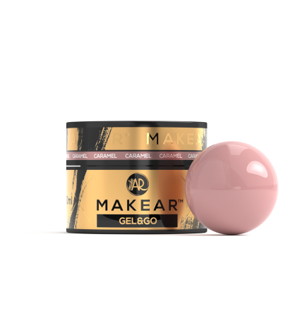 Makear Żel Budujący Samopoziomujący GG01 Caramel - Gel&Go 50ml