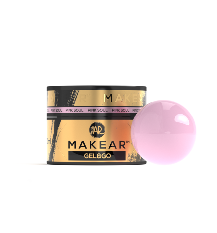 Makear Żel Budujący Samopoziomujący GG09 Pink Soul - Gel&Go 50ml