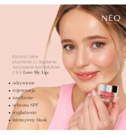 NeoNail Make Up 03 Olejek Do Ust Love My Lip Strawberry Truskawkowy 5 ml