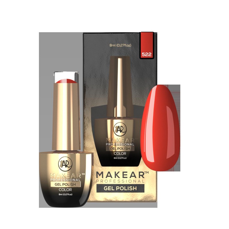 Makear Lakier Hybrydowy 522 Lollipop 8 ml