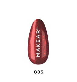 Makear Lakier Hybrydowy 835 Glitter 8 ml