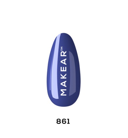 Makear Lakier Hybrydowy 861 Clue of Blue 8 ml