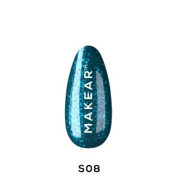 Makear Lakier Hybrydowy S08 Diamond 8 ml