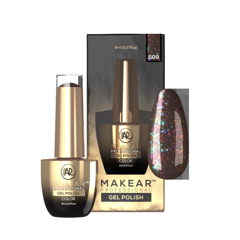 Makear Lakier Hybrydowy S09 Diamond 8 ml