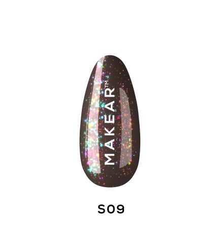 Makear Lakier Hybrydowy S09 Diamond 8 ml