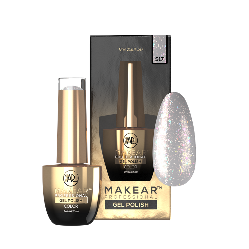 Makear Lakier Hybrydowy S17 Diamond 8 ml