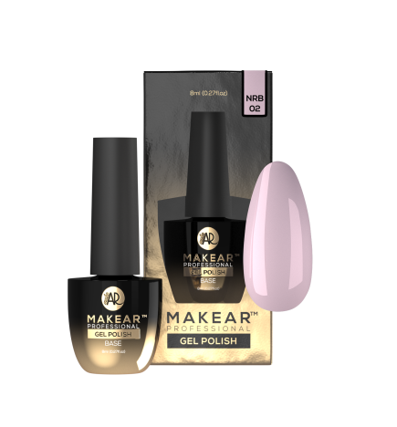 Makear Baza Kauczukowa Nude Rubber Base NRB02 French Pink 8 Ml