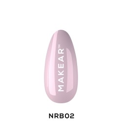 Makear Baza Kauczukowa Nude Rubber Base NRB02 French Pink 8 Ml