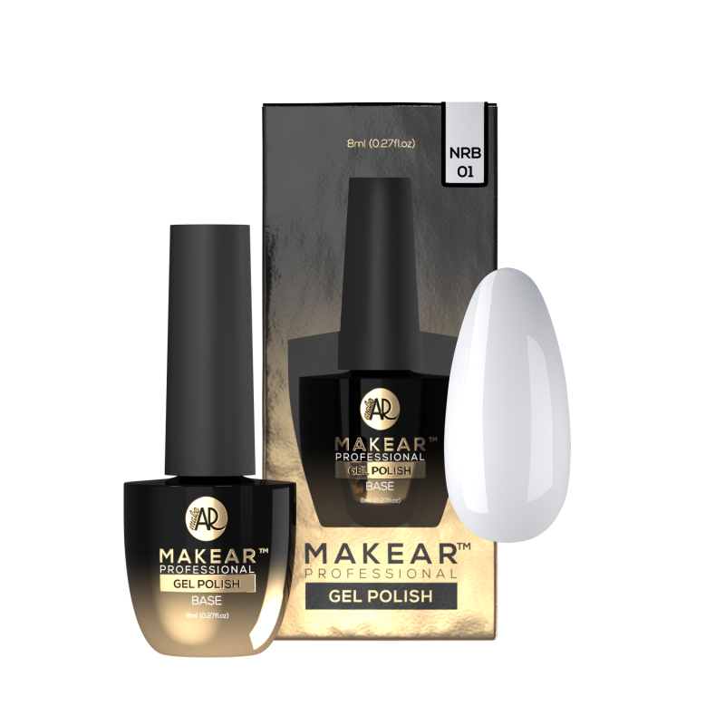 Makear Baza Kauczukowa Nude Rubber Base NNRB01 White 8 ml