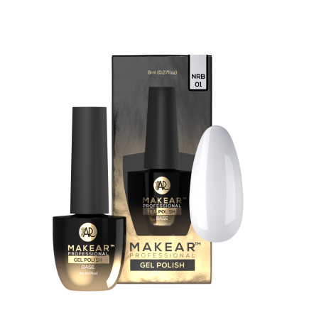 Makear Baza Kauczukowa Nude Rubber Base NNRB01 White 8 ml