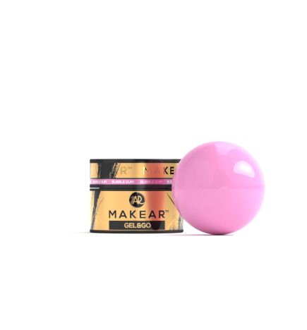 Makear Żel Budujący Samopoziomujący GG06 Bubble Gum - Gel&Go 15 ml