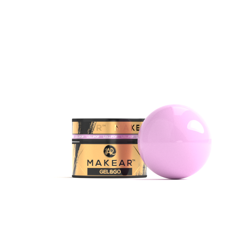 Makear Żel Budujący Samopoziomujący GG03 Lollipop - Gel&Go 15 ml