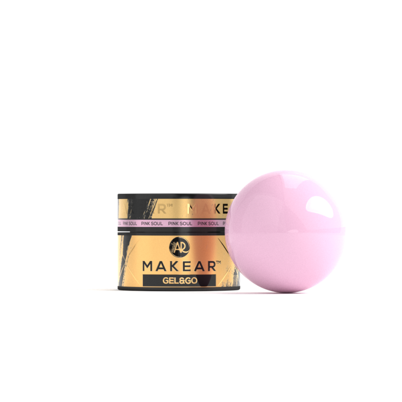 Makear Żel Budujący Samopoziomujący GG09 Pink Soul - Gel&Go 15 ml