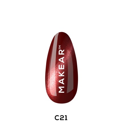 Makear Lakier Hybrydowy C21 Seria Cat Eye 8 ml