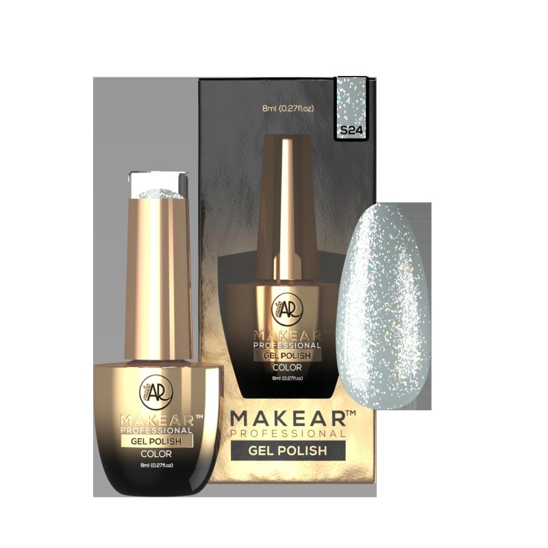 Makear Lakier Hybrydowy S24 Diamond 8 ml