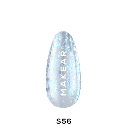 Makear Lakier Hybrydowy S56 Blue Moon 8 ml