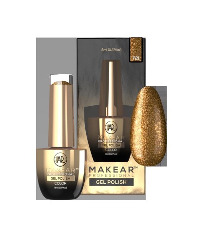 Makear Lakier Hybrydowy 721 Glamour 8 ml