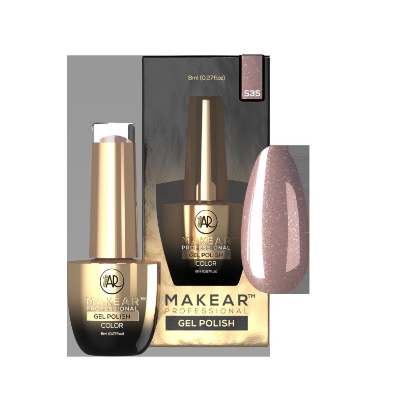 Makear Lakier Hybrydowy S35 Princess 8Ml