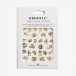 Semilac 13 Golden Flowers Nails Stickers