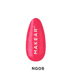 Makear Lakier Hybrydowy NG06 Neon Glitter 8Ml