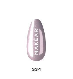 Makear Lakier Hybrydowy S34 Princess 8Ml