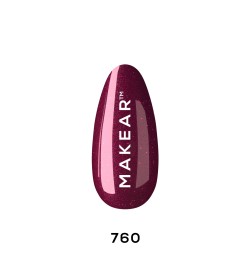 Makear Lakier Hybrydowy 760 Princess 8Ml