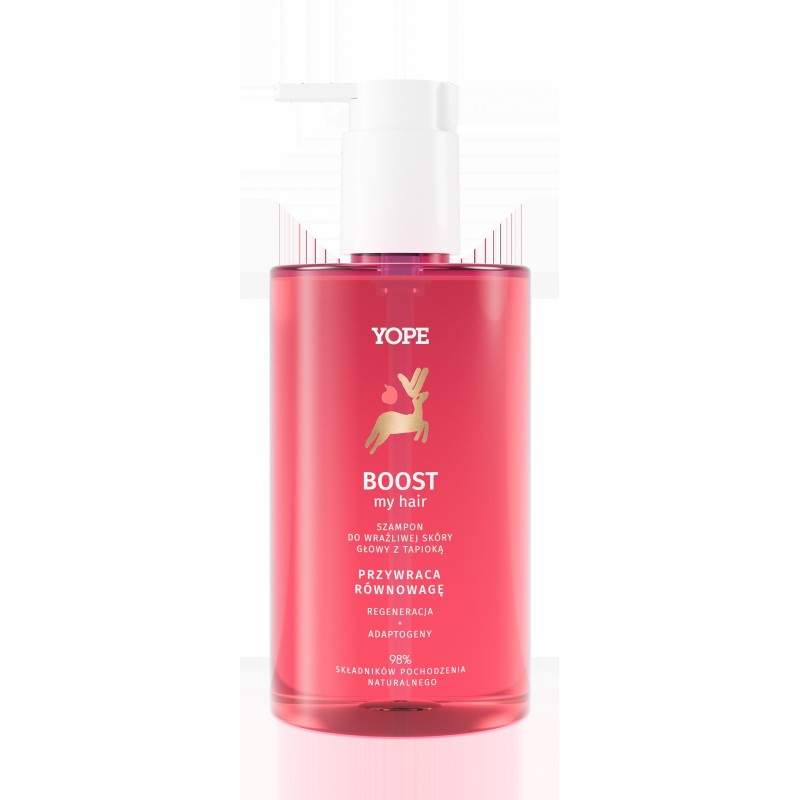 Yope Bounce Boost My Hair Szampon Do Włosów Do Wrażliwej Skóry Głowy 98% 300ml