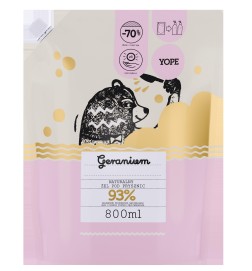 Yope Uzupełnienie Naturalny Żel Pod Prysznic Geranium 93% 800ml