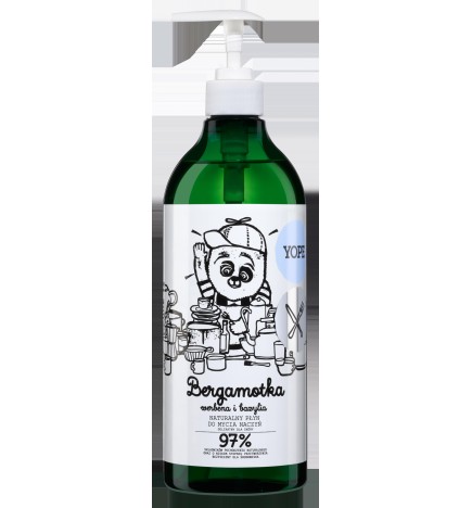 Yope Naturalny Płyn Do Mycia Naczyń Bergamotka Werbena I Bazylia 97% 750ml