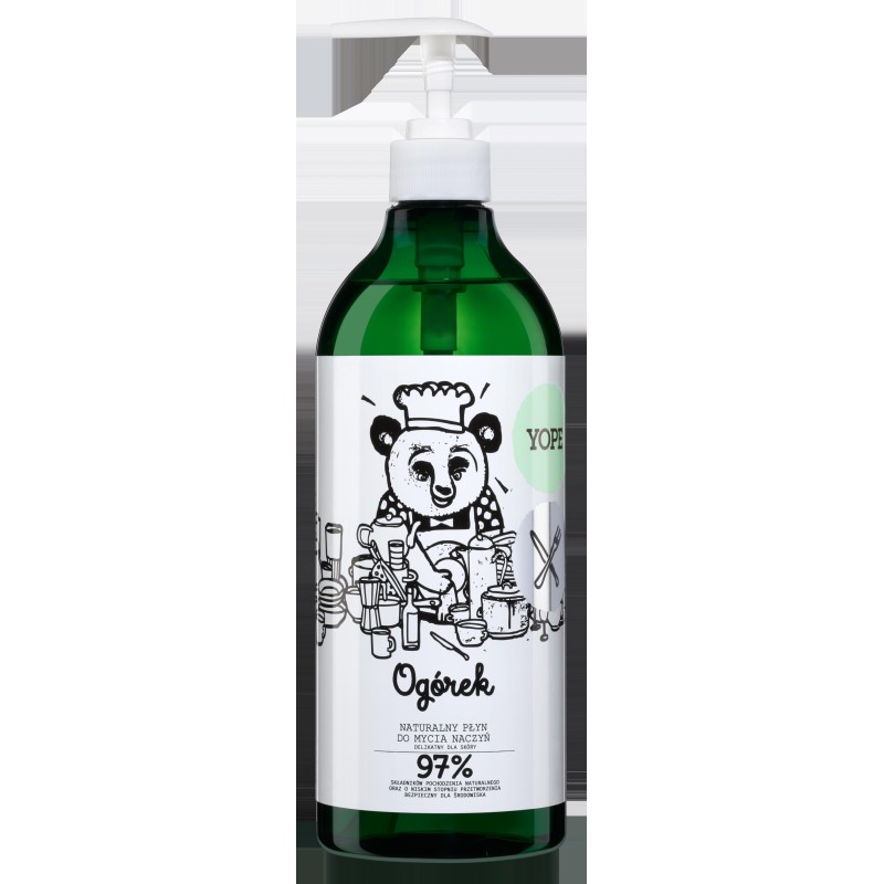 Yope Naturalny Płyn Do Mycia Naczyń Ogórek 97% 750ml