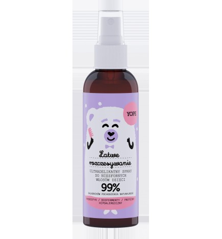 Yope Ultradelikatny Spray Do Niesfornych Włosów Dla Dzieci 99% 150 ml