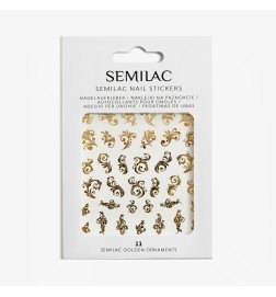 Semilac 11 Golden Ornaments Nails Stickers