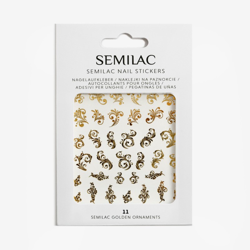 Semilac 11 Golden Ornaments Nails Stickers