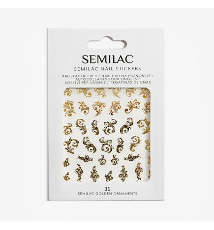 Semilac 11 Golden Ornaments Nails Stickers