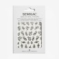 Semilac 12 Silver Ornaments Nails Stickers