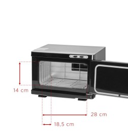 Podgrzewacz Do Ręczników Ze Sterylizatorem UV-C Czarny Small