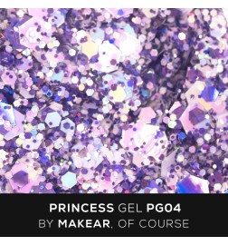 Makear Żel Do Zdobień PG04 Princess Gel - Violet 5ml