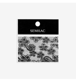 Semilac Folia Transferowa Black Lace 24