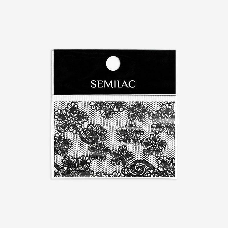 Semilac Folia Transferowa Black Lace 24