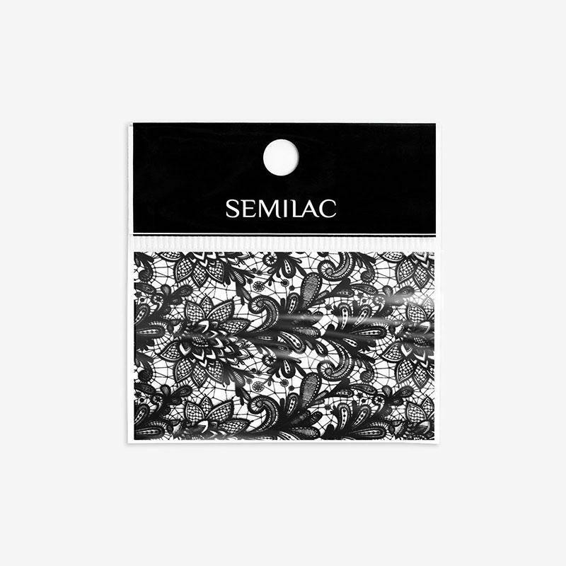 Semilac Folia Transferowa Black Lace 25