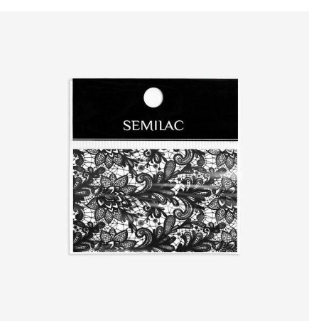 Semilac Folia Transferowa Black Lace 25