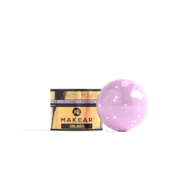 Makear GG24 - Żel Z Brokatem I Folią Gel&Go Lila Rose 15ml