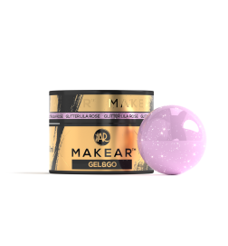 Makear GG24 - Żel Z Brokatem I Folią Gel&Go Glitter Lila Rose 50ml