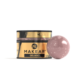 Makear GG27 - Żel Z Brokatem I Folią Gel&Go Glitter Dark Rose 50ml