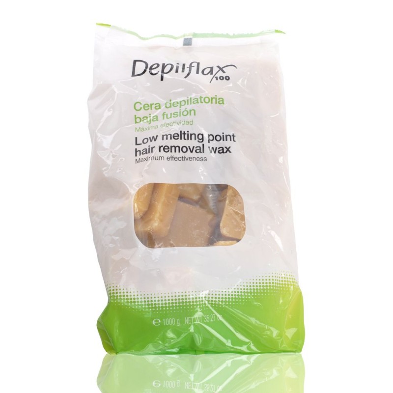 Depilflax Wosk Twardy Bezpaskowy Do Depilacji Naturalny 1kg