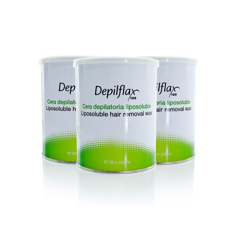 Depilflax 100 wosk do depilacji puszka natural 800 ml