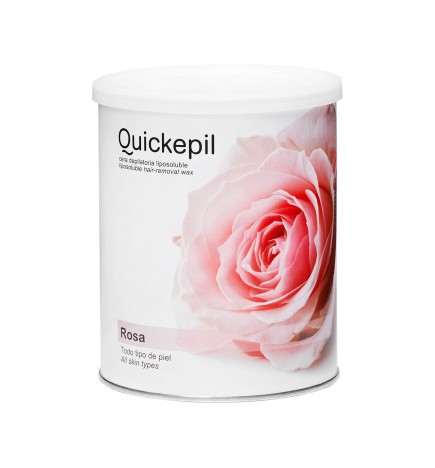 Quickepil wosk do depilacji puszka różany 800 ml