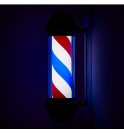 Plafon podświetlany pole barber shop BB-02 czarny duży