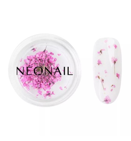 NeoNail Ozdoba Suszone Kwiaty Purple 02